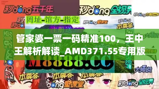 管家婆一票一码精准100,王中王解析解读_AMD371.55专用版