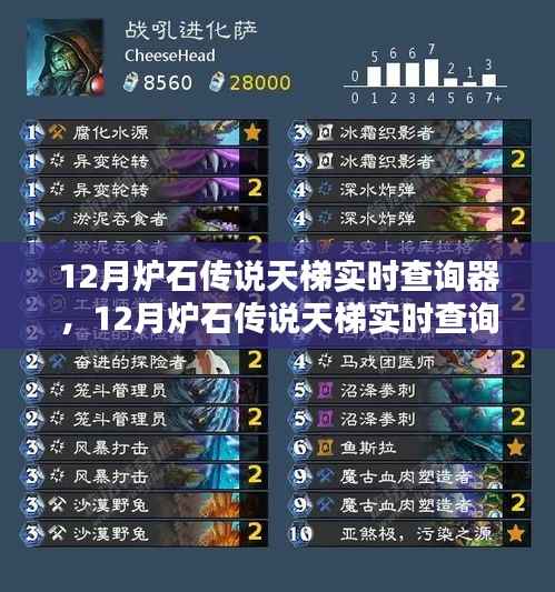 12月炉石传说天梯实时查询器使用指南,从新手到高手的全方位指南