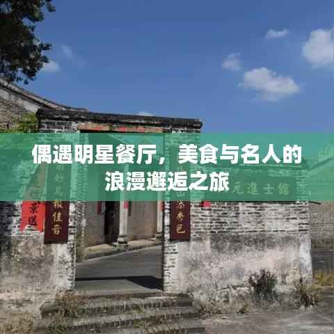 偶遇明星餐厅,美食与名人的浪漫邂逅之旅